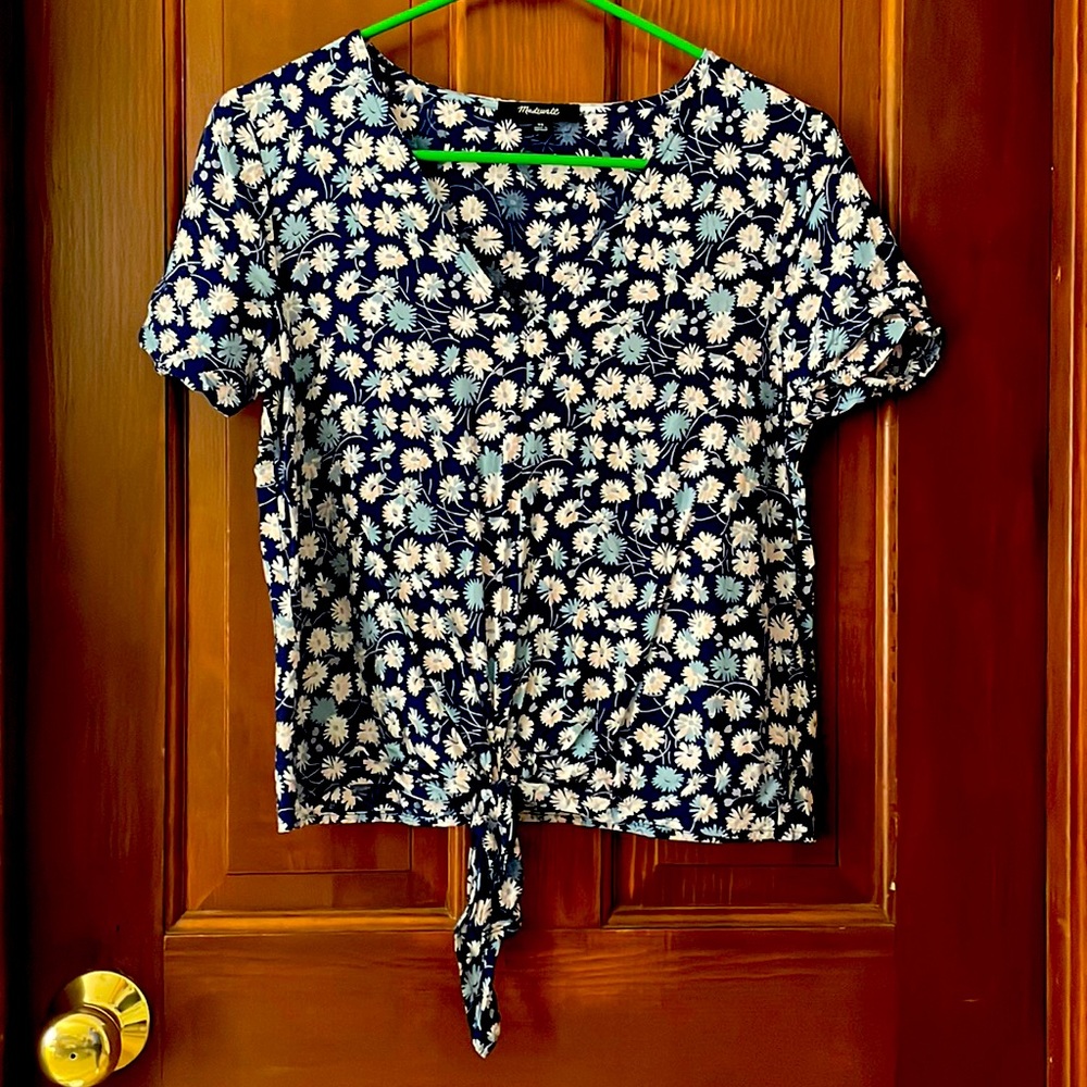 Madewell Floral Top